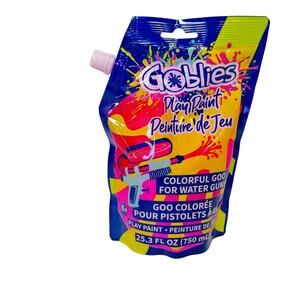 Goblies Play Paint Goo for Water Guns 25.3 Fl Oz (Pink)
